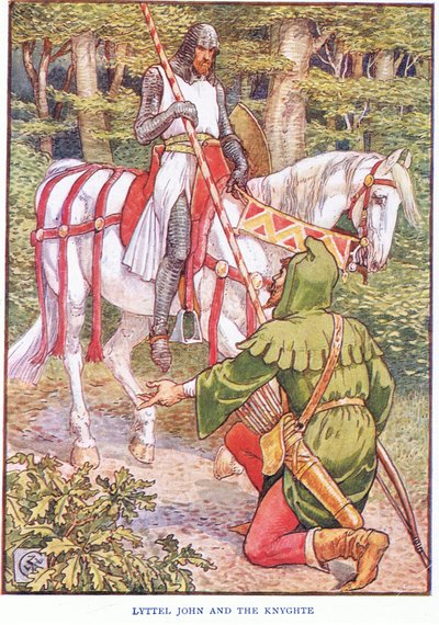 Petit Jean et le Chevalier, vers 1920 - Walter Crane